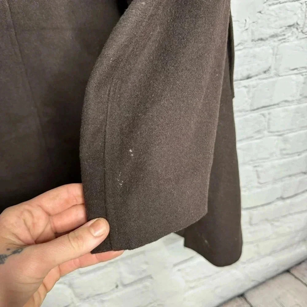 Bachrach Women’s Brown Wool Coat size Large - Picture 6 of 14